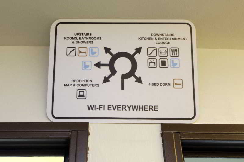 Gracia City Hostel Barcelona Bagian luar foto Wi-Fi sign in a hotel